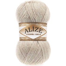 Alize Angora Gold (5 Adet) 152 Bej Melanj El Örgü Ipliği