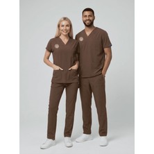 Dr. Mitra Diğer Sağlık Meslek Mensupları | Yönetmeliğe Uygun Kahverengi Üniformalar Unisex