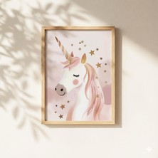 Ninastore Büyüleyici Tek Boynuzlu At Çocuk Odası Posteri: Çocuk Odası, Oyun Odası ve Yatak Odası Dekorasyonu I