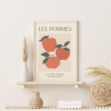 Ninastore Elma Baskısı | Dijital Sanat Indirme | Elma Meyve Pazarı Botanik Duvar Sanatı | Elma Mutfak Sanat Ba