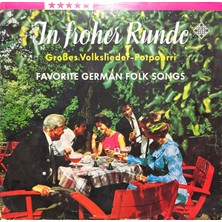 Plak İstasyonu Von Gustav Kneip Für Chor Und Orchester – In Froher Runde Classic Lp Plak