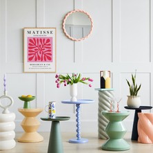 Ninastore Matisse Sergisi Baskısı | Dijital Sanat Indirme | Pembe Kırmızı Kağıt Kesimleri Fransız Soyut Baskı
