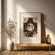 Ninastore Art Nouveau Duvar Sanatı, Vintage Botanik Desen Baskısı, Zarif Oryantal Tasarım Posteri, Antik Tarz