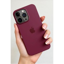 Pronorth IPhone 14 Pro Uyumlu Kılıf Logolu Soft Yumuşak Içi Kadife Lansman Kapak