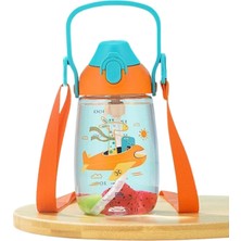 PremiumPort 500ML Çocuk Tritan Su Matara, Askılı Kulplu, Yeni Koleksiyon