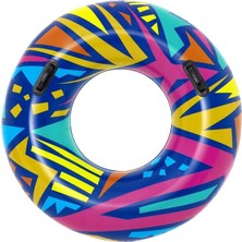 Bestway Renkli Desenli Deniz Havuz Simidi 107 Cm, Eğlenceli ve Konforlu Kullanım