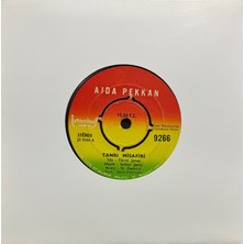 Plak İstasyonu (2 Şarkılık 45LIK Plak ) Ajda Pekkan Tanrı Misafiri 45LIK Plak