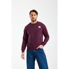 Nord Saga SVAL FJORDAR İSVEÇ SERİSİ Sweatshirt Bisiklet Yaka YÜKSEK KALİTE %100 Pamuk İçi Yumuşak Rahat Kesim