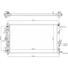 Oris Mtxdpn Radyatör Brazing Opel Insignia A 680X397X26
