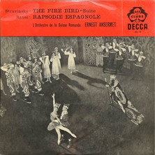 Plak İstasyonu Igor Stravinsky The Fire Bird, Maurice Ravel Rapsodie Espagnole Classic Lp Plak