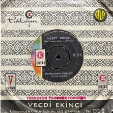 Plak İstasyonu (2 Şarkılık 45LIK Plak ) Neşet Ertaş Dane Dane Benleri 45LIK Plak