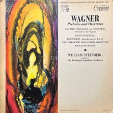 Plak İstasyonu Wagner - William Steinberg - Preludes And Overtures Classic Lp Plak