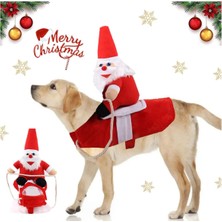 Feyza Design Sevimli Köpek ve Kedi Noel Baba Kostümleri, Eğlenceli ve Renkli Tasarımlar