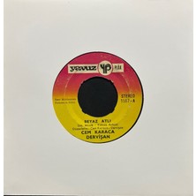 Plak İstasyonu (2 Şarkılık 45LIK Plak ) Cem Karaca Dervişan Beyaz Atlı 45LIK Plak