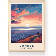 Ninastore Dundee Seyahat Baskısı | Iskoçya Seyahat Posteri | Iskoçya Posteri | Dundee Posteri | Seyahat Baskıs