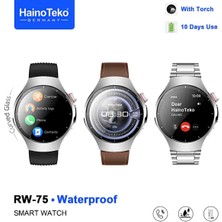 Beemen Haino Teko Germany Rw-75 Waterproof Akıllı Saat | 3 Kordonlu | Çağrı & Bildirim | Spor ve Sağlık Takibi