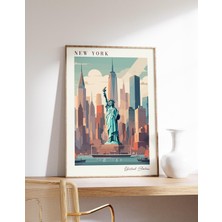 Ninastore Amerika Birleşik Devletleri Seyahat Baskısı | Amerika Birleşik Devletleri Seyahat Posteri | Amerika