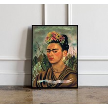 Ninastore Frida Kahlo'nun Otoportresi Baskısı, Frida Kahlo Sergisi Posteri, Modern Sanat Baskısı, Şık Duvar Sa