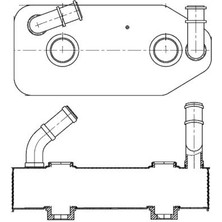 Behr Mtxdpn Yağ Soğutucusu Otomatik Şanzuman Golf4-Bora-A3-Leon-Toledo 1996-2003 1.6-1.8 Benzinli 1.9 Tdi