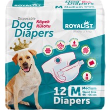 Feyza Design Konforlu ve Şık Köpek Külodu Medium 12'li Paket