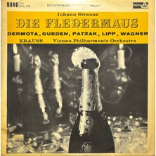 Plak İstasyonu Johann Strauss Jr. – Die Fledermaus 2 Plak Set Record 1 ve Record 2 Classic Lp Plak