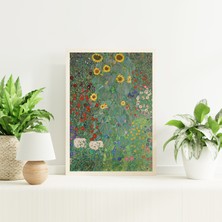 Ninastore Klimt Bahçe Tablosu Baskısı | Dijital Sanat Indirme | Manzara Duvar Sanatı | Gustav Klimt Vintage Ba