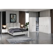 Doressa Rain 7 Kapılı Köşe Yatak Odası Takımı