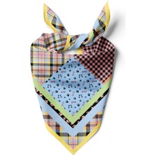 Feyza Design Sarı 50X50 Köpek Bandanası, Şık ve Rahat Tasarım, Köpeğinize Tarz Katın