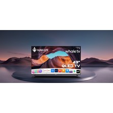 Sungate 43" 109 Ekran Uydu Alıcılı Hd QLED Tv Çanak Antensiz Kullanım