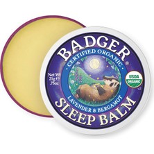 Badger Uyku Balsamı Sakinleştirici Lavanta ve Bergamot Doğal Uyku Desteği, 21 ml Teneke Kutu