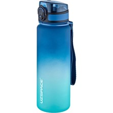 PremiumPort 500ML Mavi-Turkuaz Çift Renk Softtouch Tritan Su Matara