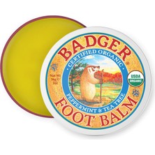 Badger Kuru ve Çatlak Topuklar ve Ayaklar Için %100 Organik Ayak Kremi 57 gr Teneke Kutu