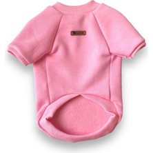 Feyza Design Yumuşak ve Rahat Pembe Polarlı Köpek Sweatshirt, Şıklık ve Konfor Bir Arada