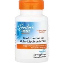 Doctor's Best, Benfotiamine 150 (Özelsporcugıdaların'dan !!)+ Alpha-Lipoic Acid 300, 60 Veggie Capsul.44.