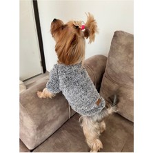 Feyza Design Yumuşak ve Şık Gri Kedi ve Köpek Kazağı, Konforlu ve Şık Tasarım