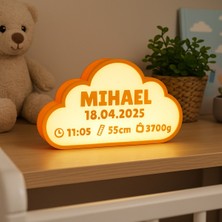 TriVox3D Bebek Odası LED Işık Kutusu (Isim, Doğ. Tarihi, Doğ. Saati, Boy, Kilo) Renk Seçimi Vardır
