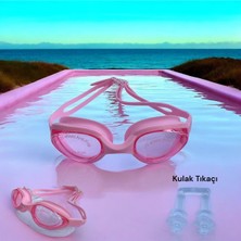 PremiumPort Yüzme Gözlüğü ve Kulak Tıkacı Seti, Saklama Kabı Hediyeli