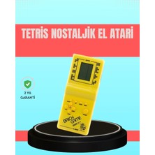 Najmaddin Retro Tetris El Aterisi – Pil Ile Çalışan Taşınabilir Mini Oyun Konsolu