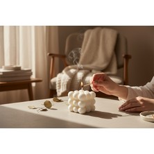 Uykumanya Bubble Mum - %100 Doğal Soya Wax El Yapımı Dekoratif Tasarım