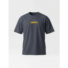 Broco Erkek Oversize %100 Pamuk Bisiklet Yakalı Farklı T-Shirt