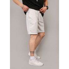 Eydamoon Erkek Karmelanj Pike Kumaş Baggy Kesim Double Paça Bel Lastikli Bağlamalı Yazlık Şort