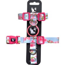 Feyza Design Renkli Çiçekli Köpek Göğüs Tasması, Konforlu ve Şık Tasarım