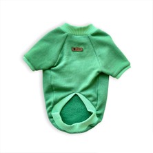 Feyza Design Yumuşak Yeşil Köpek ve Kedi Sweatshirt, Rahat ve Tarz Sahibi Tasarım