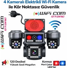 Wificam 4 Kameralı Elektrikli Wi-Fi Kamera
