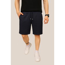 Eydamoon Erkek Baggy Kesim 2 Iplik Basic Yazlık Bel Lastikli Cepli Yazlık Şort&bermuda