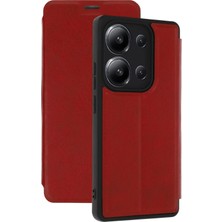 Mtxdpn Newface Xiaomi Redmi 15C 4g Flip Cover - Kırmızı