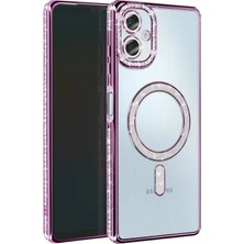 Mtxdpn Newface Samsung Galaxy A07 4g Joke Simli Magneticsafe Kılıf - Derin Mor