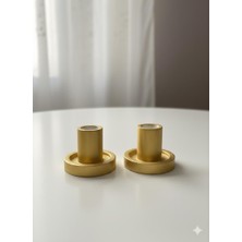 MumKusag Gold Şamdan 2'li