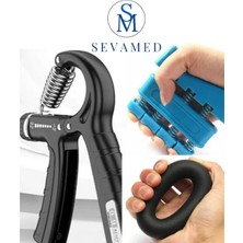 PremiumPort El Bilek Egzersiz Aletleri Seti Sayaçlı El Simidi ve Piyano Egzersizi