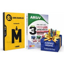 Marka Yayınları - Meb Lgs Son 3 Yıl Çıkmış Sorular & Hız Yayınları 8. Sınıf Matematik Soru Bankası + Sürpriz Hediye Seti